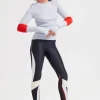 Women PE Nation P.E NATION - Fadeaway LS Knit Top (BALLAD BLUE)