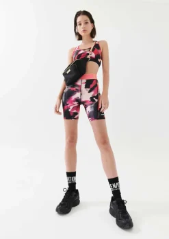 Women PE Nation - Fluid Sports Bra (Print)