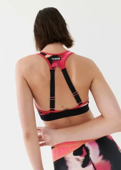 Women PE Nation - Fluid Sports Bra (Print)
