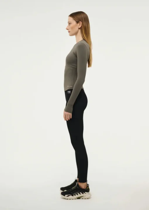 Women PE Nation - FOUNDATION LONG SLEEVE TOP (GUNMETAL)