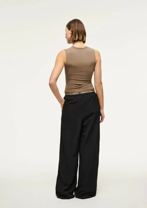 Women PE Nation - FOUNDATION MUSCLE TANK (FOSSIL)