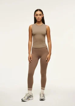 Women PE Nation - FOUNDATION MUSCLE TANK (FOSSIL)
