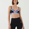 Women PE Nation - Half Volley Sports Bra (Black)