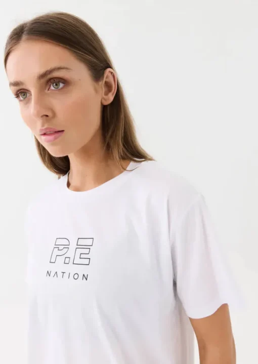 Women PE Nation - Heads Up Tee (Optic White)