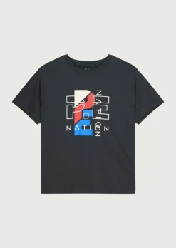 Women PE Nation - HERITAGE TEE (DARK SHADOW)