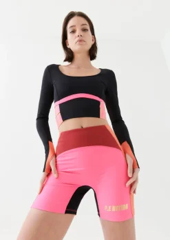 Women PE Nation - High Press LS Top (Black)