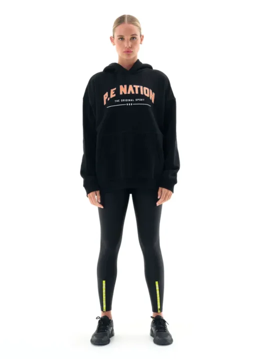 Women PE Nation - Initialise Hoodie (Black)