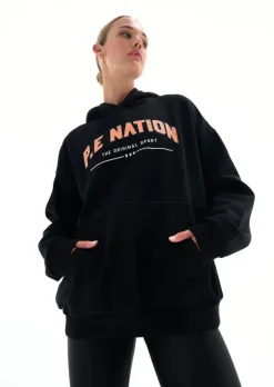 Women PE Nation - Initialise Hoodie (Black)