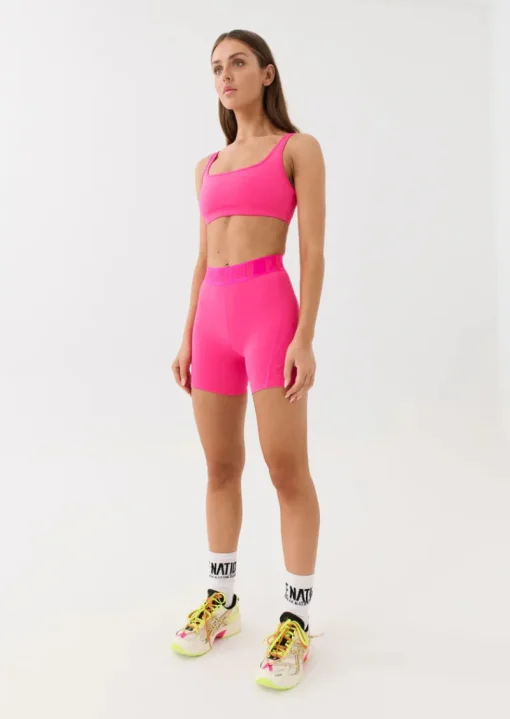 Women PE Nation - INTUITIVE BIKE SHORT (PINK GLO)