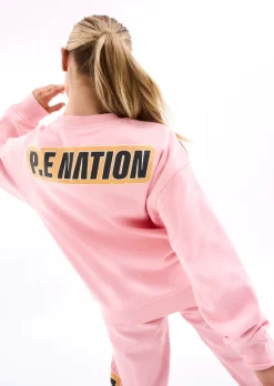 Women PE Nation - MAIN DRAW SWEAT (BLOSSOM)