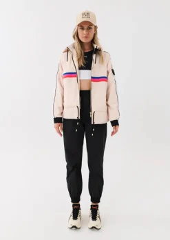 Women PE Nation - Man Down Jacket (Pearled Ivory)