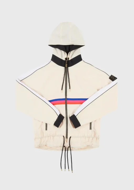 Women PE Nation - Man Down Jacket (Pearled Ivory)
