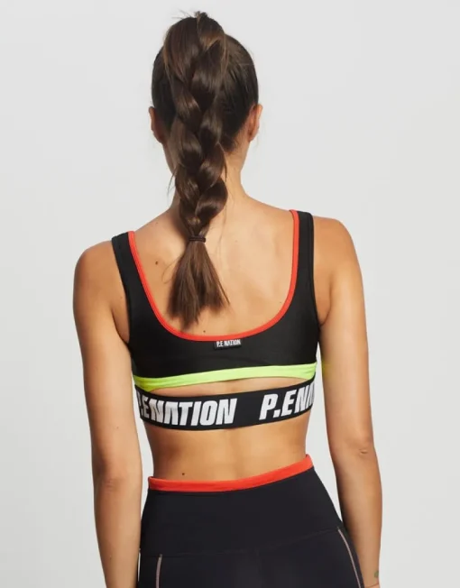 Women PE Nation - Opponent Sports Bra (Black)