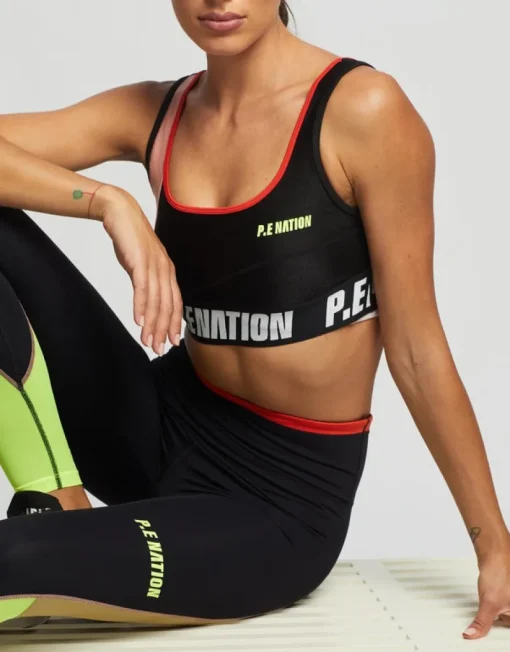 Women PE Nation - Opponent Sports Bra (Black)
