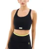 Women PE Nation - Orbital Sports Bra (Charcoal Marl)