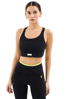 Women PE Nation - Orbital Sports Bra (Charcoal Marl)