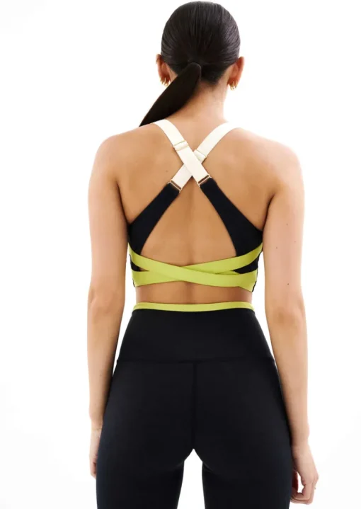 Women PE Nation - Orbital Sports Bra (Charcoal Marl)