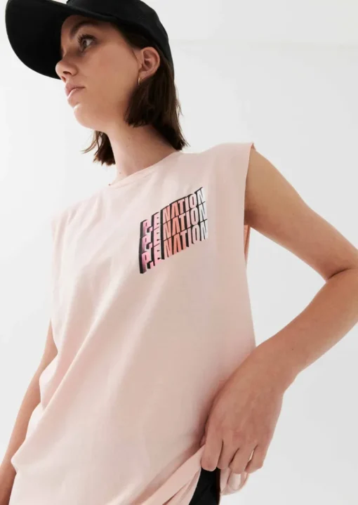 Women PE Nation - Overtake Tank (Candy)