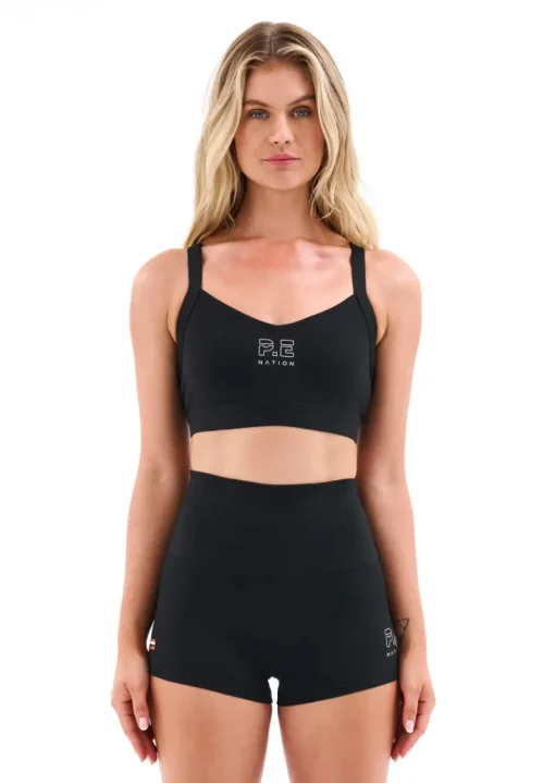 Women PE Nation - Recharge Sports Bra (Black)