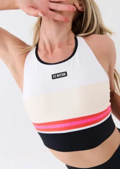 Women PE Nation - Reframe Sports Bra (Optic White)