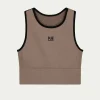 Women PE Nation - RESTORE SEAMLESS TANK (FOSSIL)