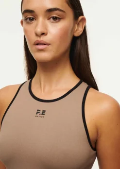 Women PE Nation - RESTORE SEAMLESS TANK (FOSSIL)