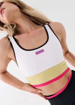 Women PE Nation - Riviera Sports Bra (Optic White)