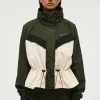 Women PE Nation - SHELTER JACKET (FOREST NIGHT)