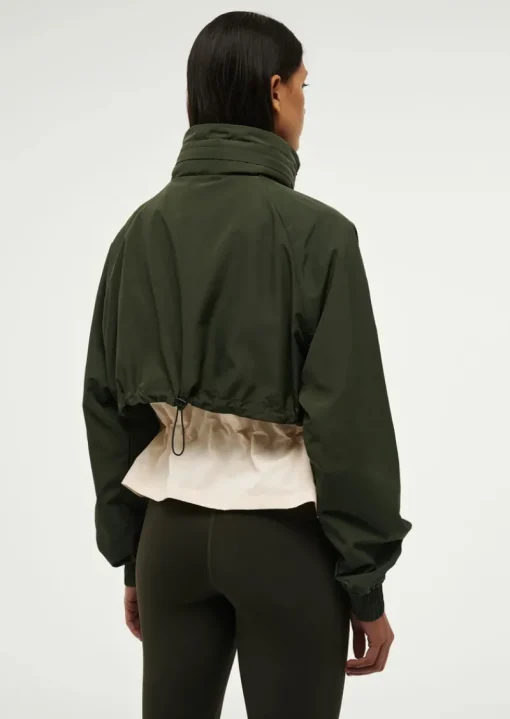 Women PE Nation - SHELTER JACKET (FOREST NIGHT)