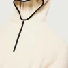 Women PE Nation - SHERPA HOODIE (PEARLED IVORY)