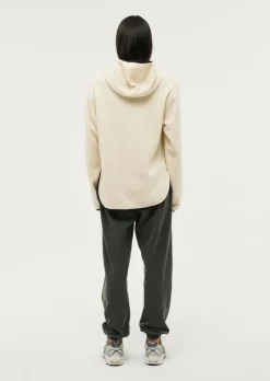 Women PE Nation - SHERPA HOODIE (PEARLED IVORY)