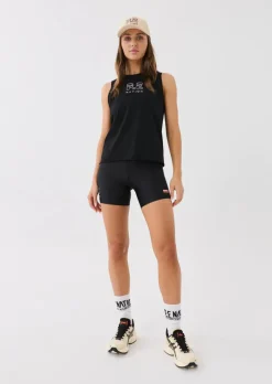 Women PE Nation - SHUFFLE TANK (BLACK)