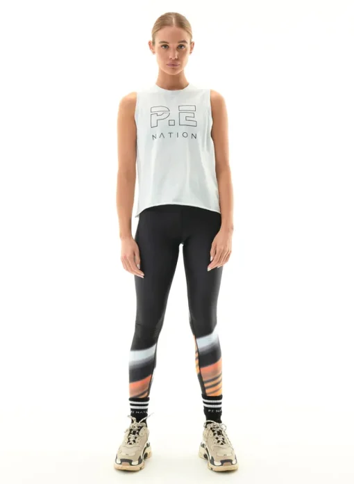 Women PE Nation - SHUFFLE TANK (ILLUSION BLUE)