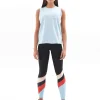 Women PE Nation - Shuffle Tank (Summer Sky)