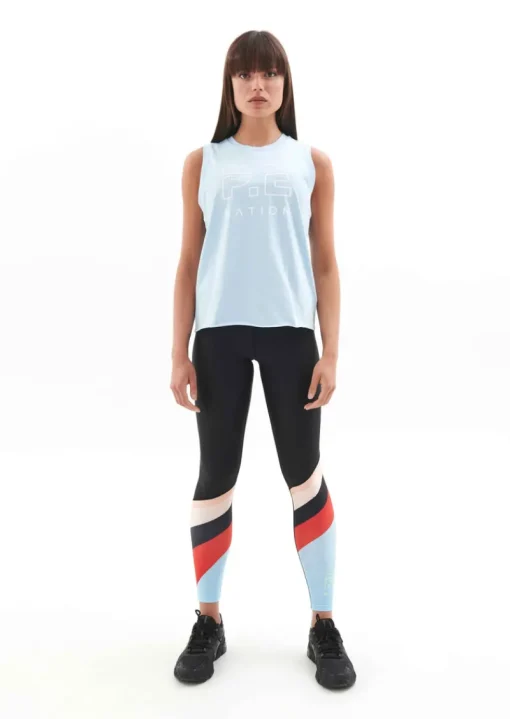 Women PE Nation - Shuffle Tank (Summer Sky)