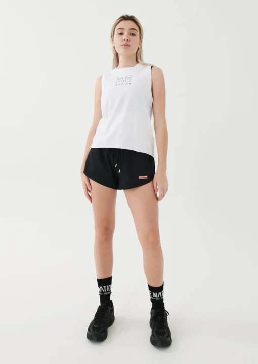 Women PE Nation - Shuffle Tank (white)