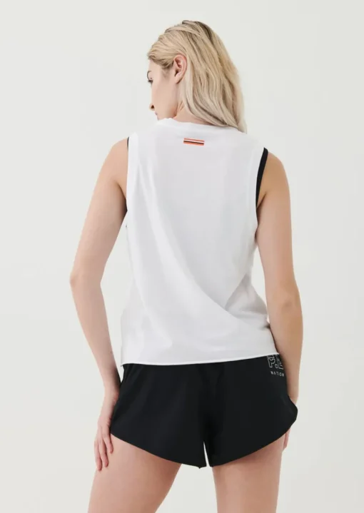 Women PE Nation - Shuffle Tank (white)
