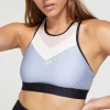 Women PE Nation - Side Step Sports Bra (Ashley Blue)