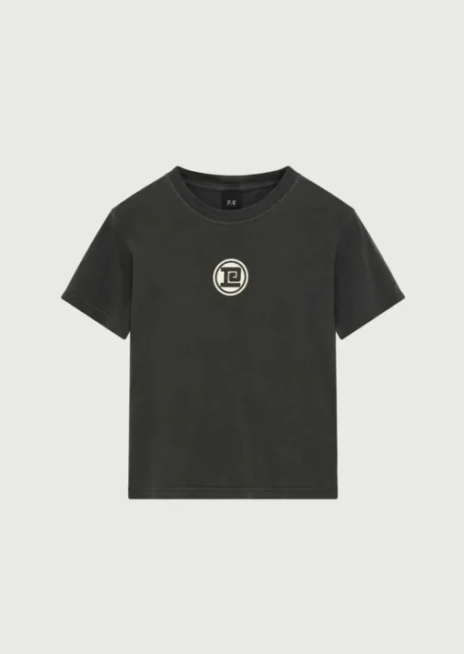 Women PE Nation - SPORTIVE SHORT SLEEVE TEE (WASHED BLACK)