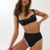 Women PE Nation - Springboard Bikini Top (Black)