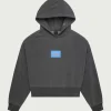 Women PE Nation - TRIFECTA HOODIE (WASHED BLACK)