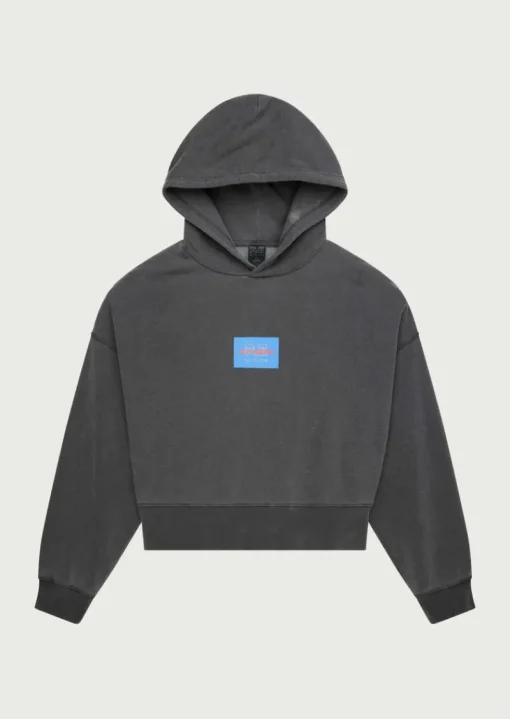 Women PE Nation - TRIFECTA HOODIE (WASHED BLACK)