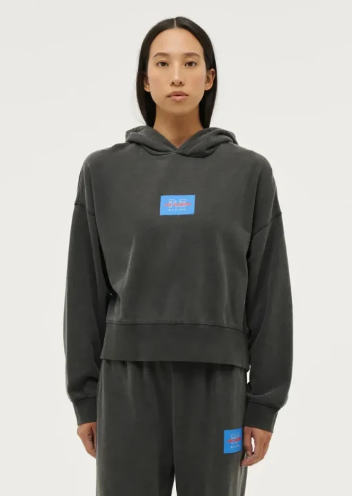 Women PE Nation - TRIFECTA HOODIE (WASHED BLACK)