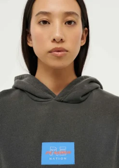 Women PE Nation - TRIFECTA HOODIE (WASHED BLACK)