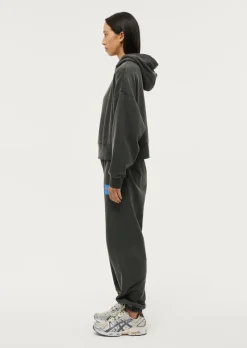 Women PE Nation - TRIFECTA HOODIE (WASHED BLACK)