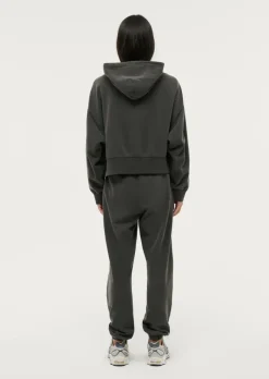 Women PE Nation - TRIFECTA HOODIE (WASHED BLACK)