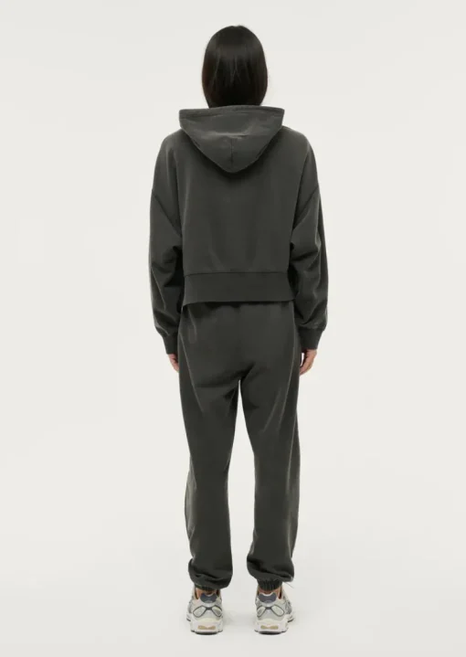 Women PE Nation - TRIFECTA HOODIE (WASHED BLACK)