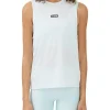 Women PE Nation - TWIST SERVE TANK (BLUE)