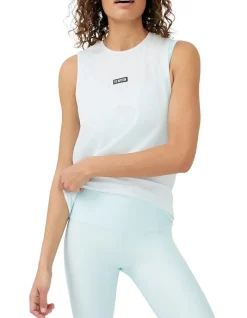 Women PE Nation - TWIST SERVE TANK (BLUE)