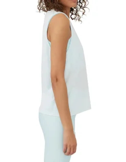 Women PE Nation - TWIST SERVE TANK (BLUE)